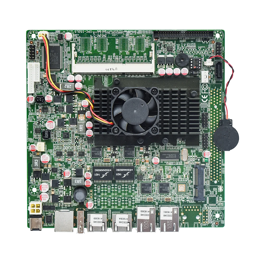 LoT Gateway Intel Atom 525 RAM2G 4 Intel LAN Mini Itx Industrial Motherboard Support 5 USB Without hard disk