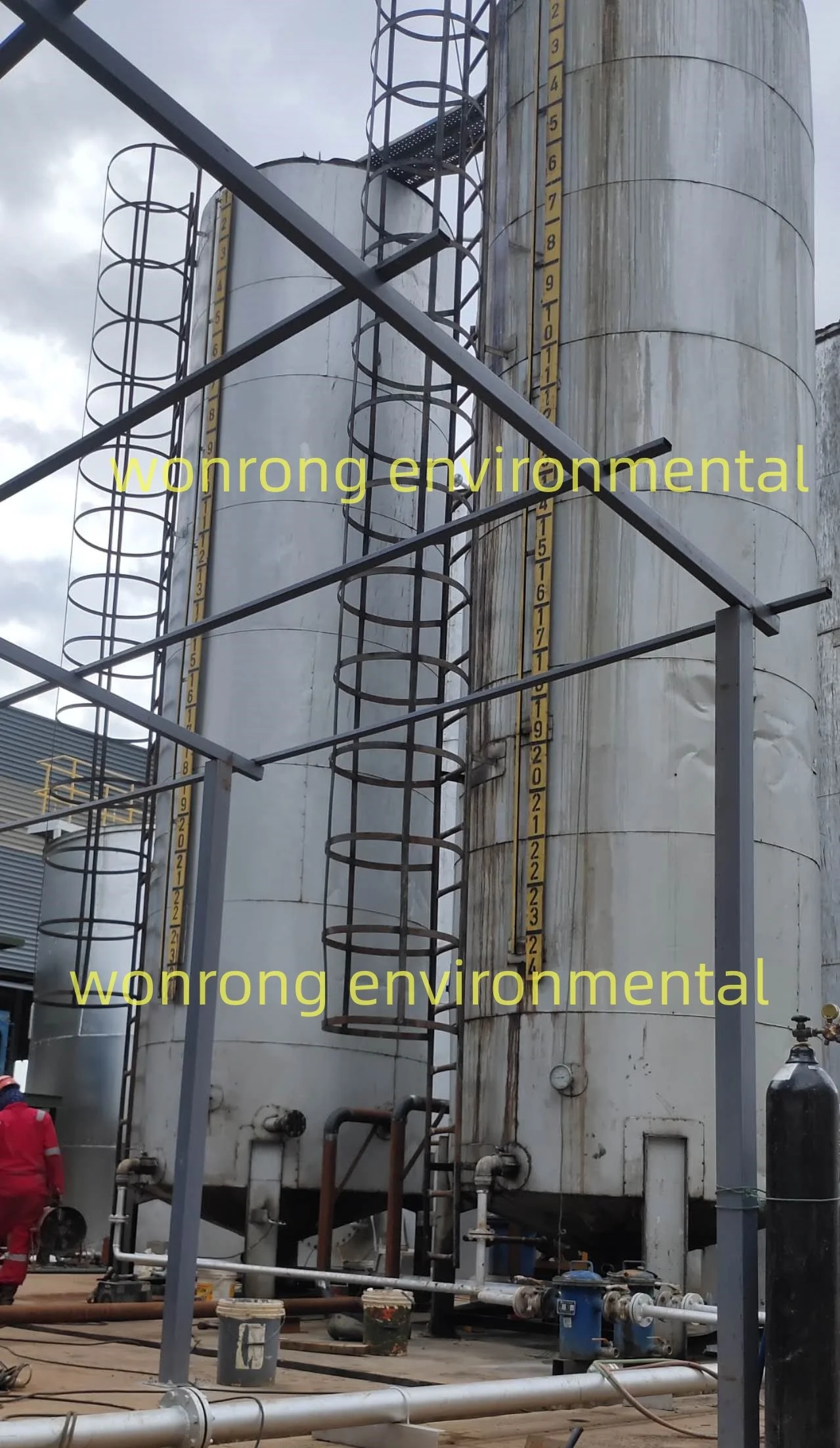 High rate oil yield 95% DCS Auto control system continuous waste engine oil refinery to diesel plant