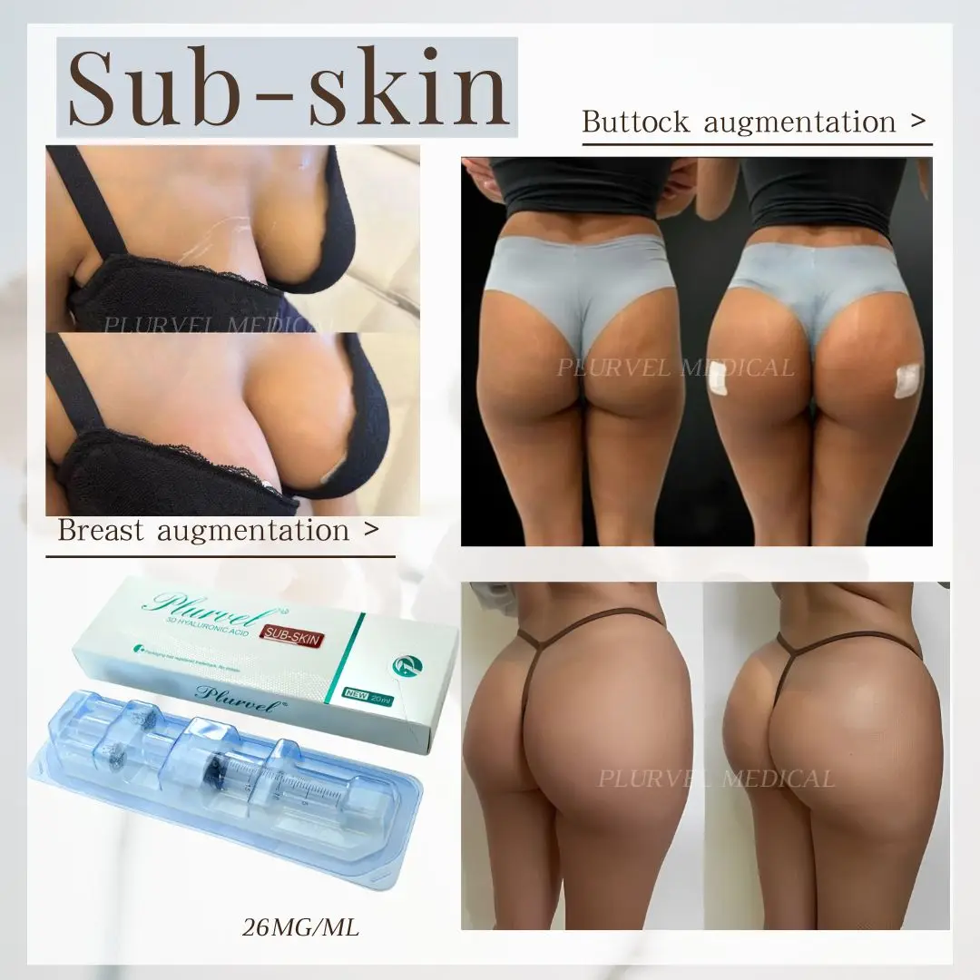 PLURVEL oem supported Injectable 10ml Dermal Filler Acid Buttocks Injection Buttock Injectable For Best butt filler
