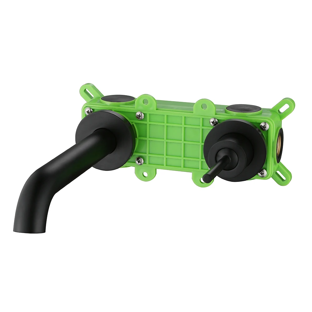 Professional Brass Modern Bathroom Waterfall Faucets Single Hole Cold Hot Water Black Basin Mixer Tap Cheap Sensor Faucet