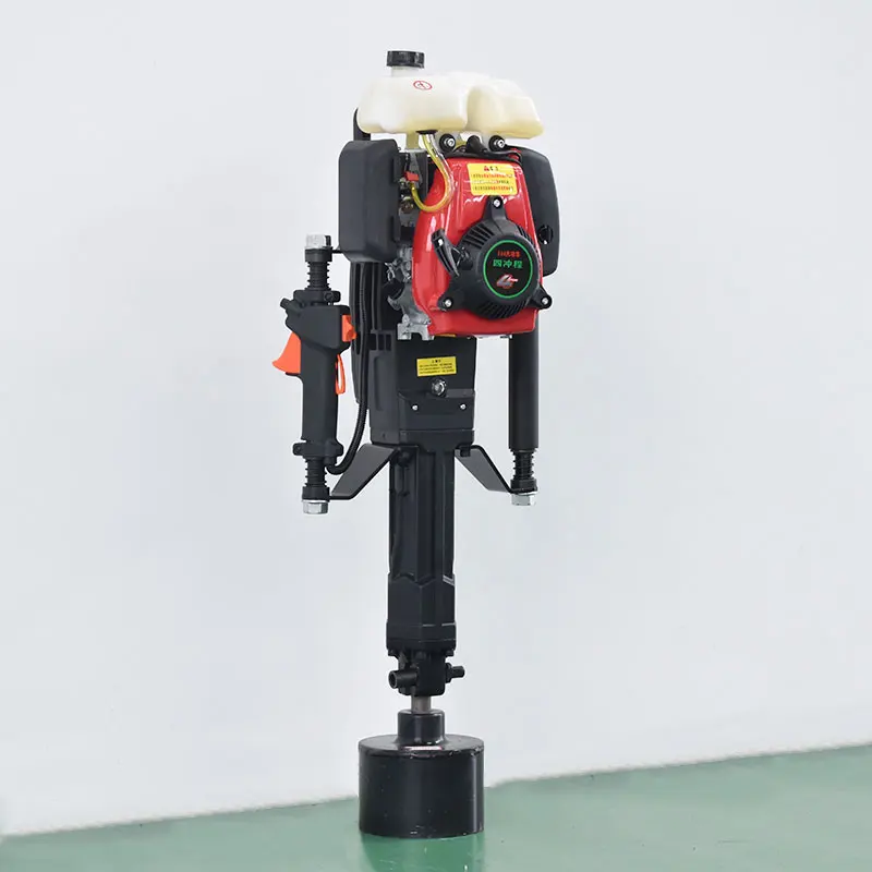 Best Selling High Efficiency Petrol Fence Knocker Post Driver Lightweight 4 Stroke High Quality New Motor Engine Pile Drivers