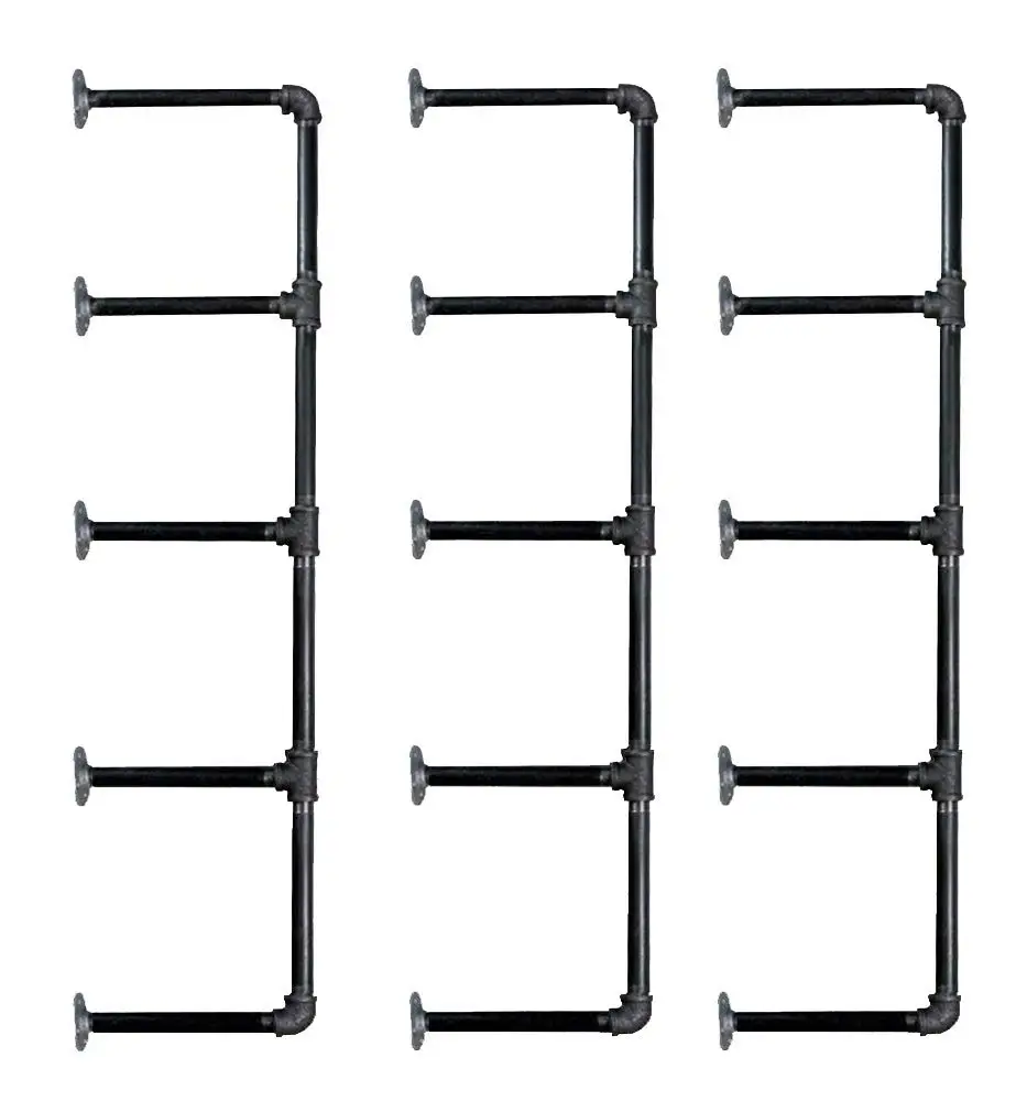 
DIY Furniture fittings retro-style wall pipe fitting wall shelf antique cast iron shelf brackets home decoration accessories 