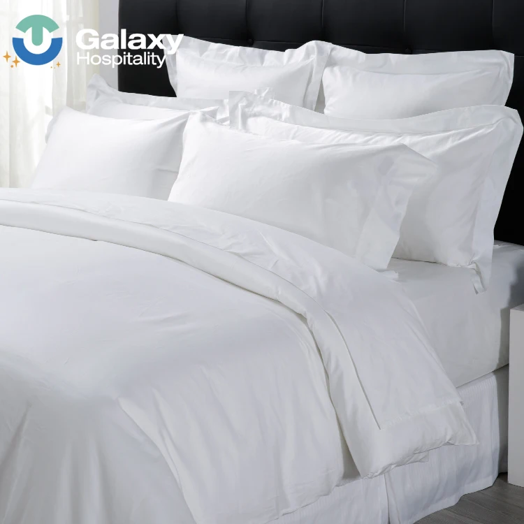 High Quality Hotel Bed Sheets Set Embroidered Bed Linens For Sale Cheap