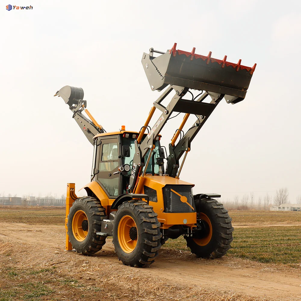 Yaweh  jcb 4cx  mini front end jbc retroexcavadora case remote control 360 degree backhoe excavator loader 4x4 in oman muscat