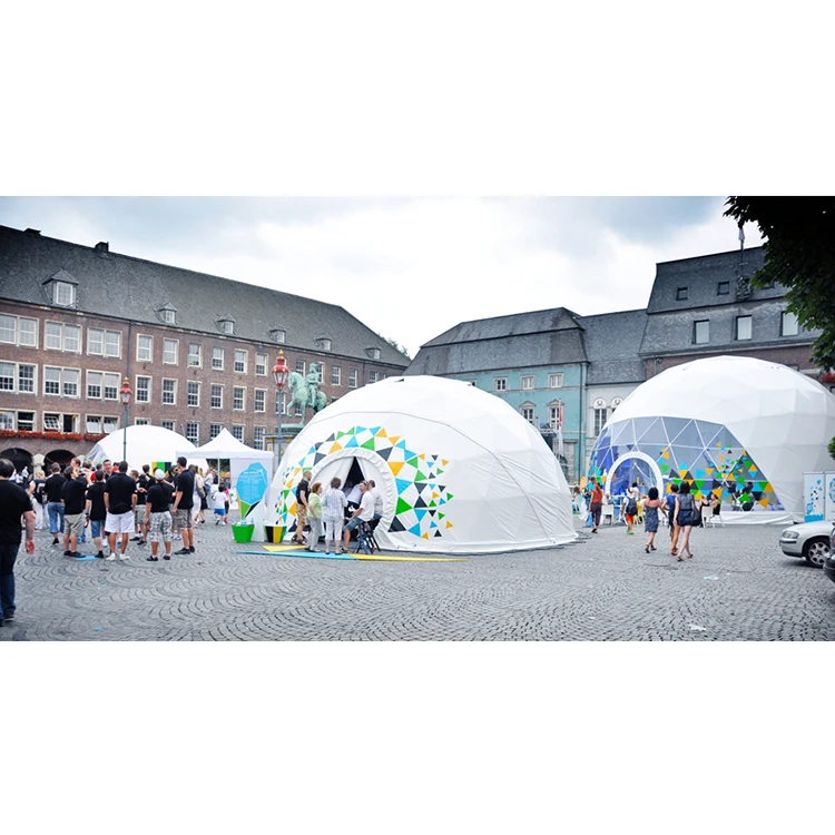 3m 4m 5m 6m South Africa 4 Man Prefab House Glamping Geodesic Dome Tent