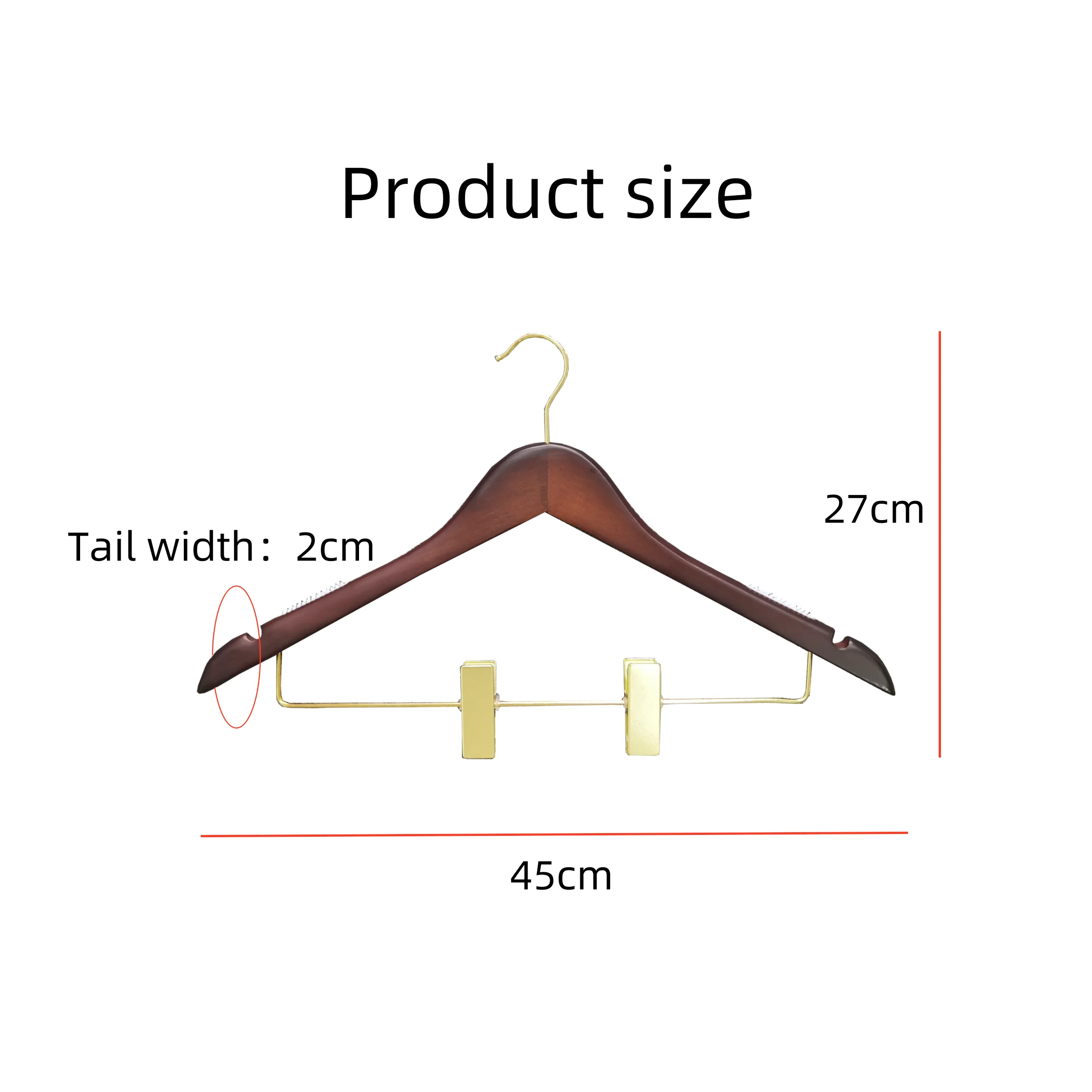 Hanger Factory Hot Sale Clothes Natural Wood Hangers Customized Wide Shoulder Wooden Hangers With Logo