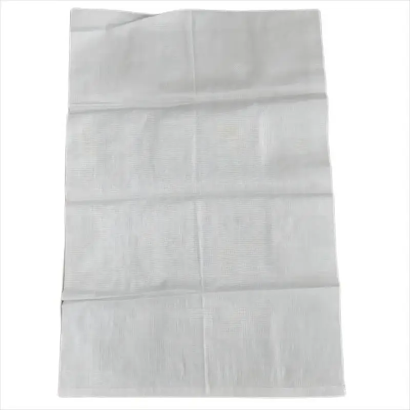 Wholesale Reusable Woven Polypropylene  25kg   50kg   White Plastic Bags Rice Packaging