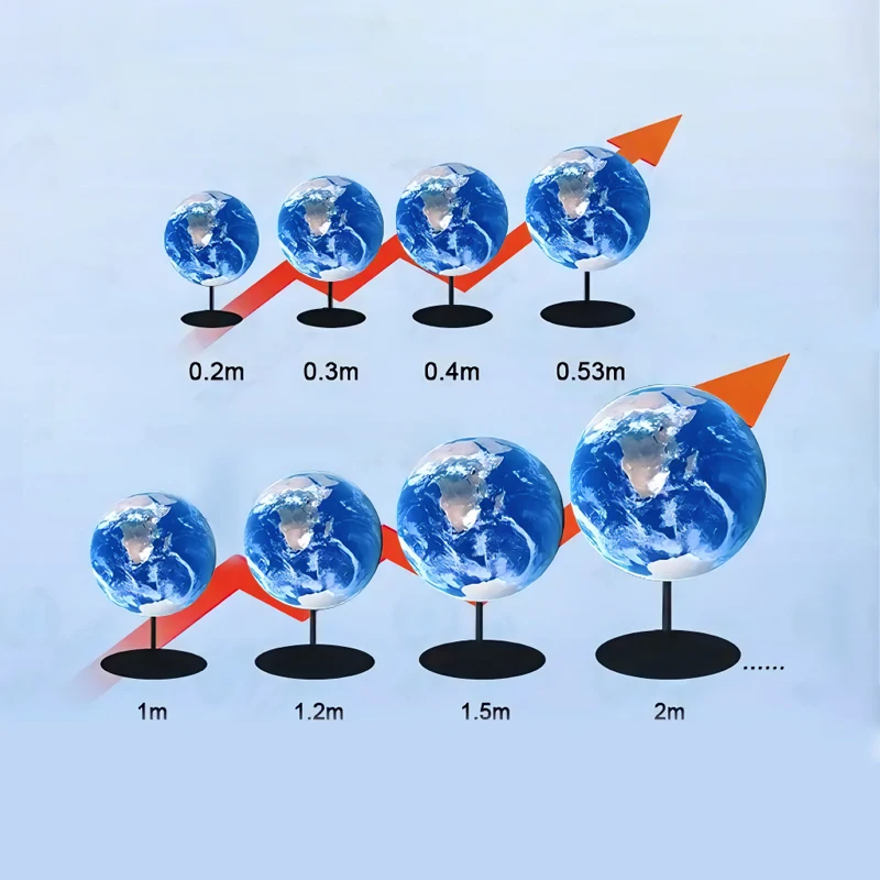 TOPvision Customize size P2.5 P3 P4 Spherical LED Screen a 3D ball shape Ball Led Screen P1.8 P2 P3 P4 Curve Led Sphere Display