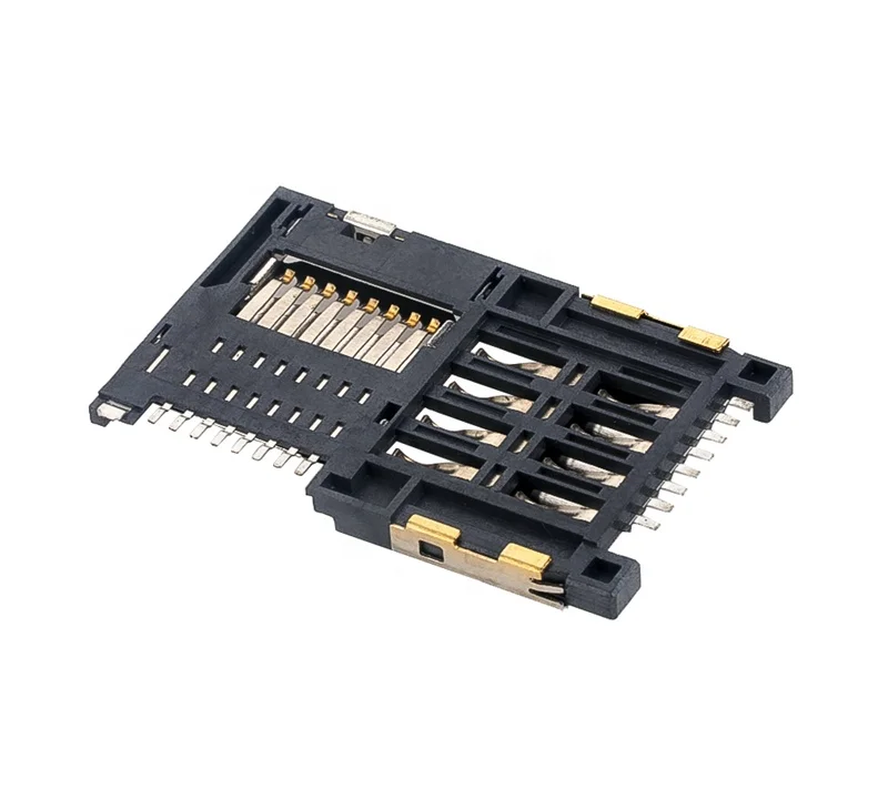 M6019 SIM 8P+Micro SD 8P 2 in 1 Card holder Conn TF Card Adapter socket for smart home EV in India Malaysia Israel UAE Vietnam