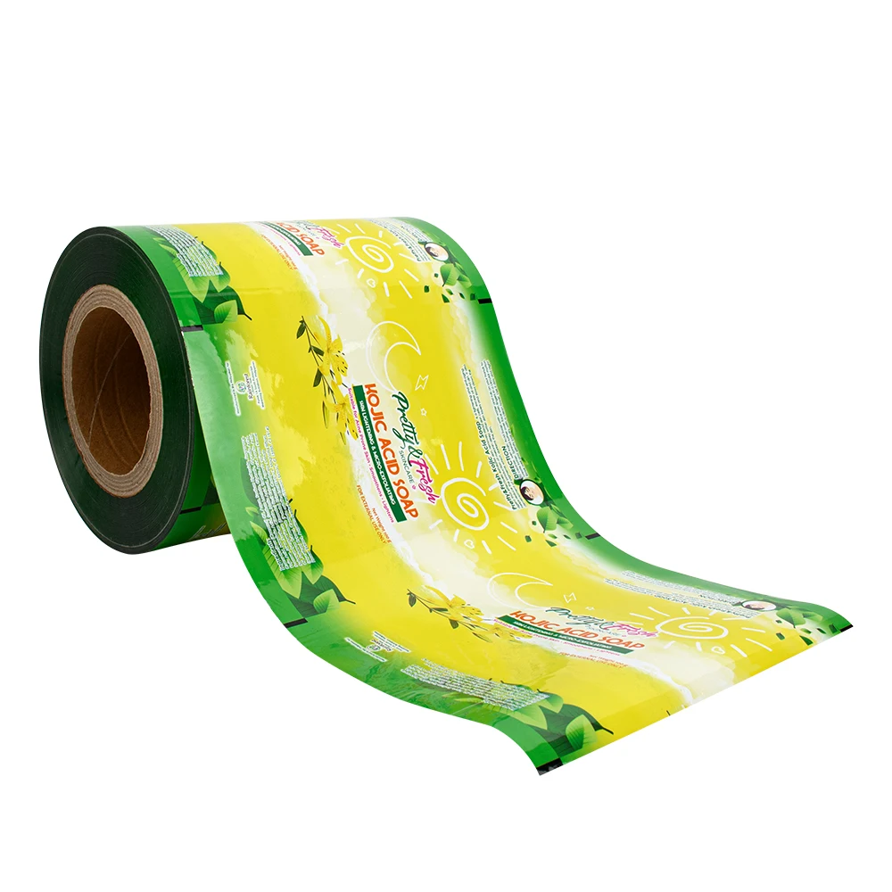 Anti Acid PET/PA/PE Cosmetic Cream Soap Travel Sample Packaging Sachet PET/VMPET/PE Laminated Aluminum Foil Shampoo Film Roll