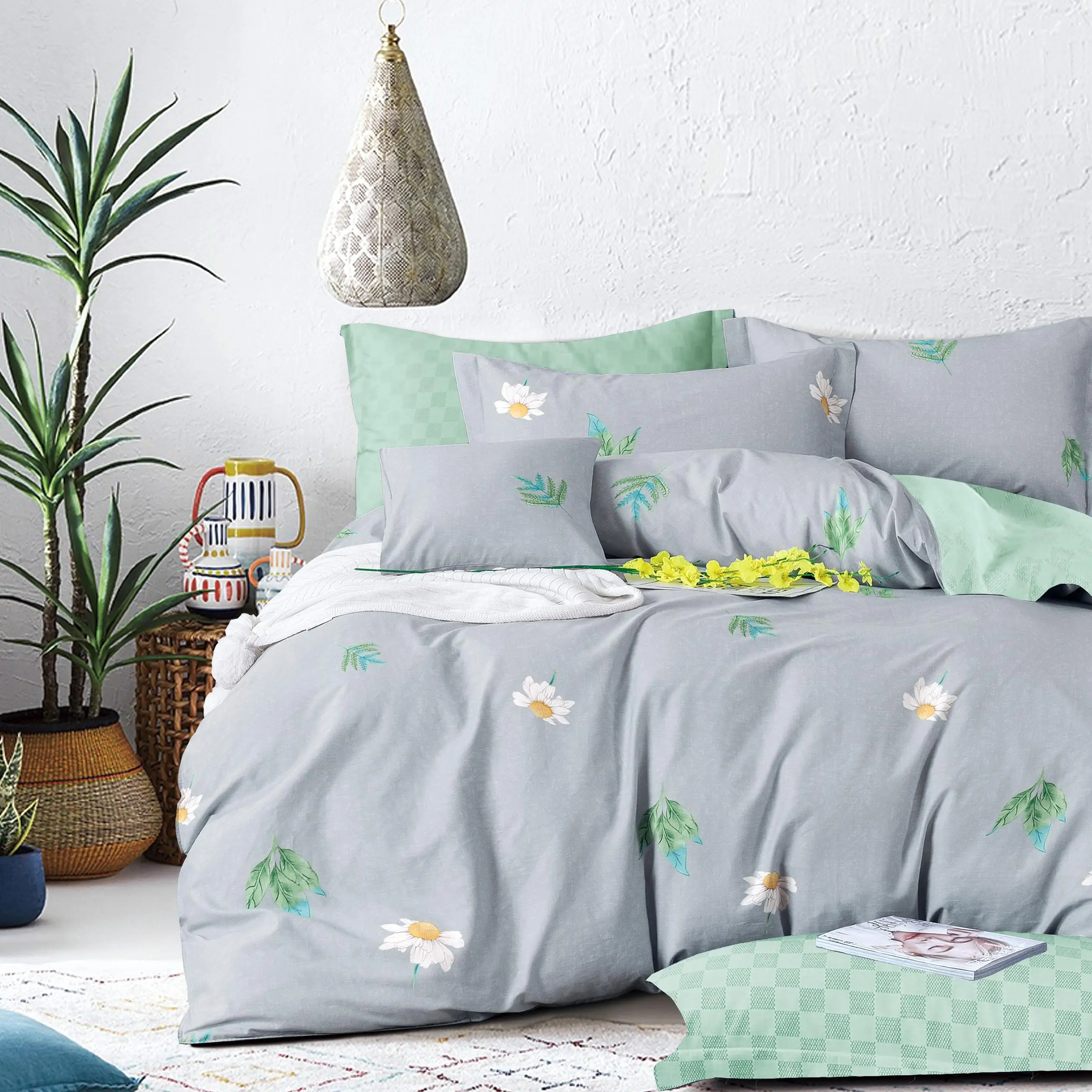 150m MOQ ready stock bale packing 100% printed bed use 100% cotton cloth