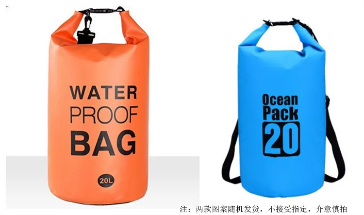 Outdoor Travel Sports Swimming Waterproof Bucket Bag Pvc Mesh Cloth Backpack River Rafting Mobile Phone Waterproof Bag Storage