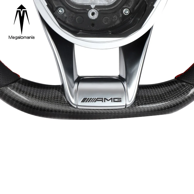  Custom Alcantar carbon fiber steering wheel For ben z 2015-2018 E43 CLS63 AMG GT C63S E63S racing