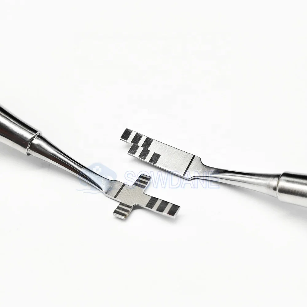 Dental Orthodontic Aesthetic Teeth Crown Proportion Gauge Dentist Implant Measuring Ruler Caliper Spatula Compactor