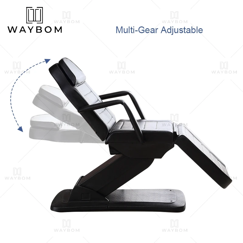 electric medical spa treatment table facial chair facial bed for beauty parlour luxury beauty salon electric bed with head