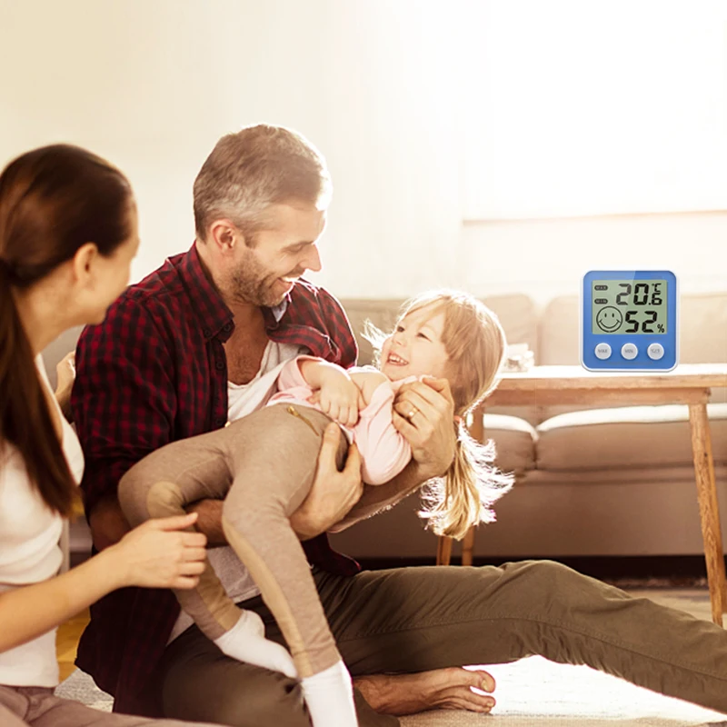 LCD Digital Indoor Multi Comfort level Hygrometer Humidity Thermometer Meter