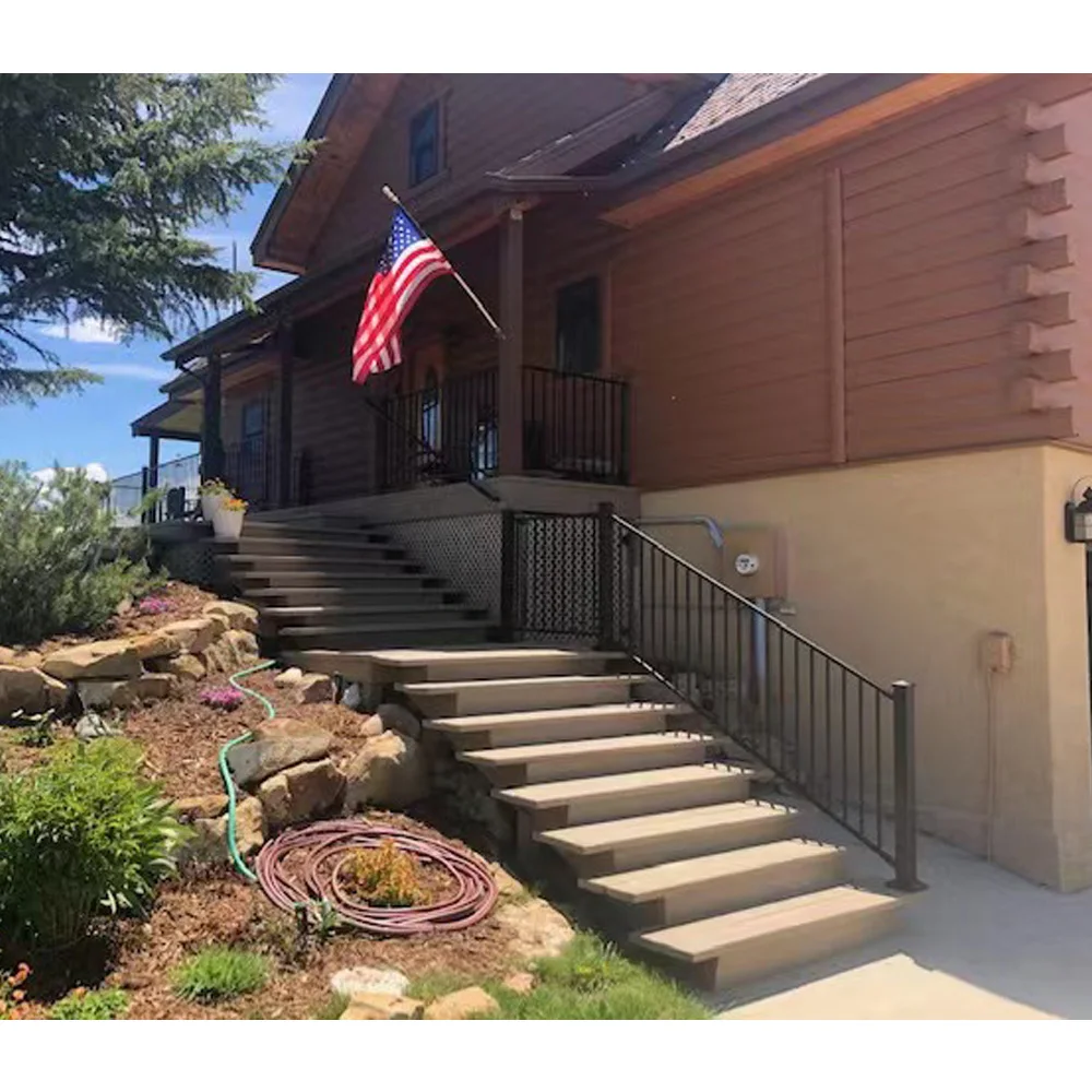 Anti-Rust Wrought Iron Railing Balcony Railing Metal Railing Outdoor Iron Art Garden Steps Decking Railings