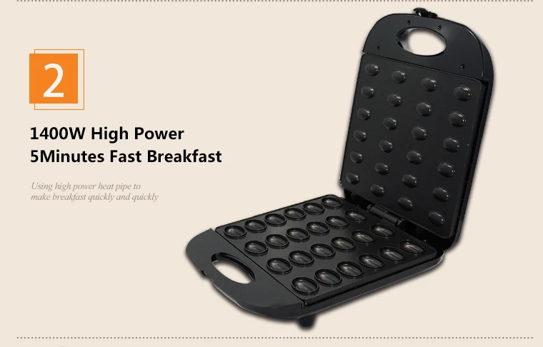 Электрическая грецкая вафельная машина, автоматическая машина для выпечки хлеба, жаростойкая посуда