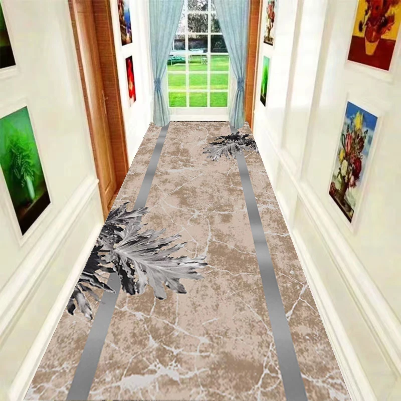 Washable Factory Carpets 3D Printed Customized Polyester Hallway High Quality Machine Anti Fatigue Runner Rugs Bedroom Carpet