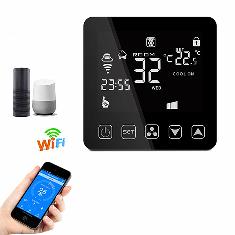 best Tuya Smart Home HVAC Central Air Conditioner FCU Water Electric Floor thermostat Smart WiFi Thermostat