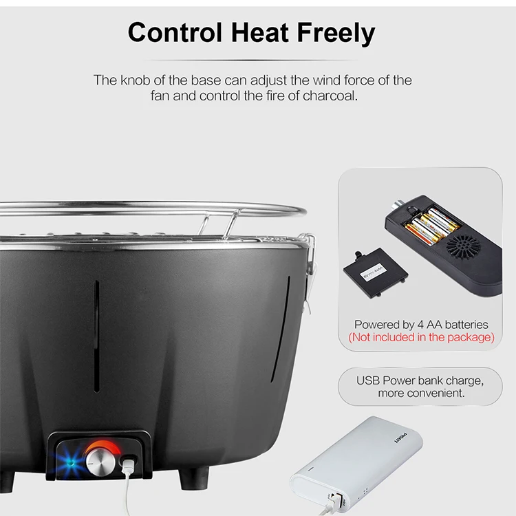 charcoal grill windproof portable korea barbecue grills charcoal barbecue thai bbq  with travel bags