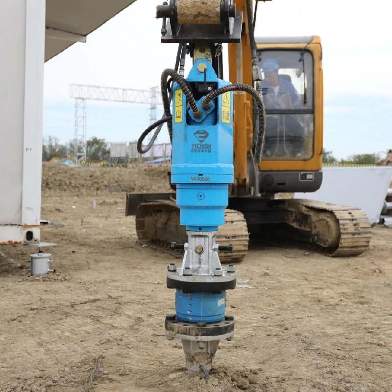 YAH-2C Customized processing Hot selling Water proof Hydraulic Structural support auger piling system for Digger attachments