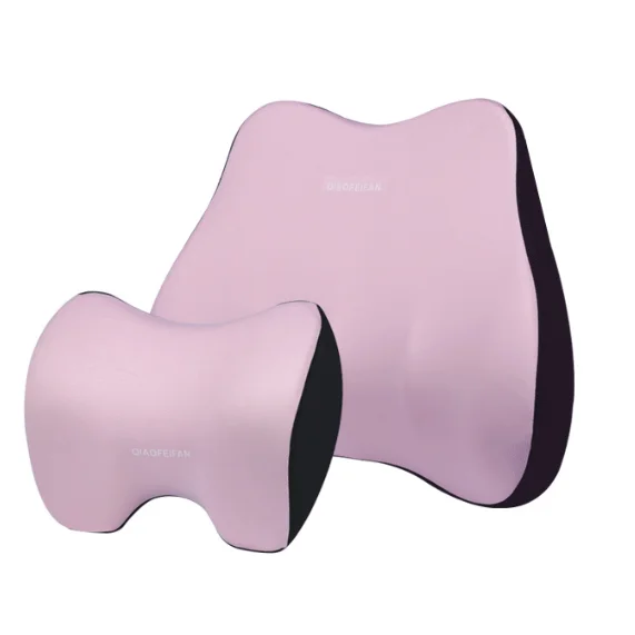 Neck Rest Kit Pillow Headrest Seat Lumbar Support Set waist support memory cotton neck pillow Car pillow Car cushion