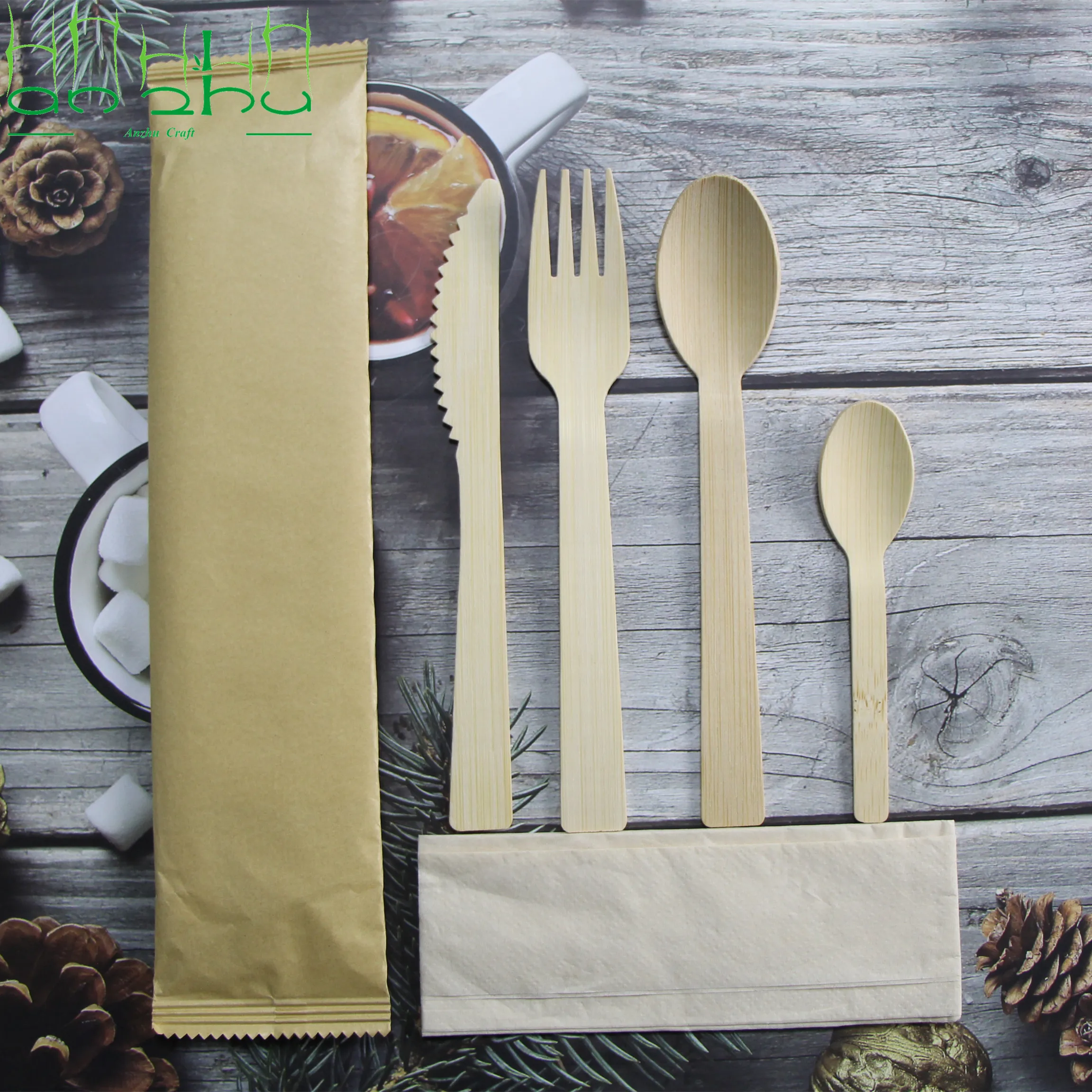 2024 New disposable ice cream spoon and fork set