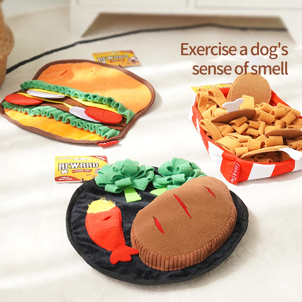 Manufacturer Wholesale Custom Logo Food Feeder Dog Snuffle Plush Toy