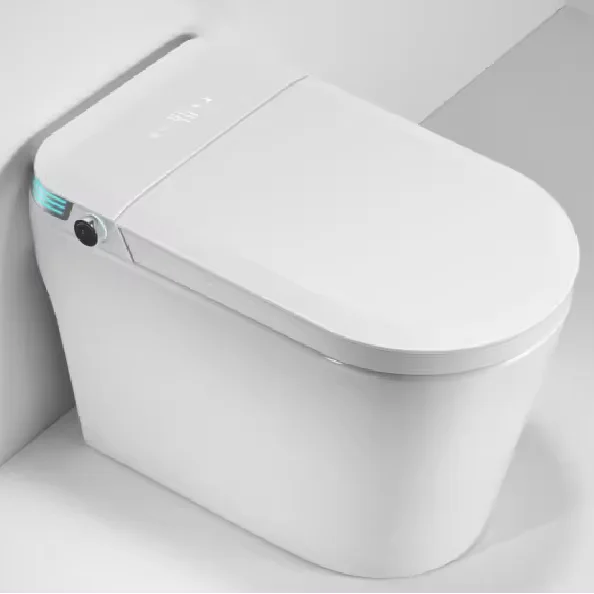 American Standard Modern Foot Sensor Sanitary Ware Automatic Ceramic Bathroom WC Floor Mounted Smart Toilet With Tank