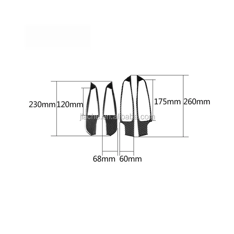 Carbon Fiber Interior Trim Window Lifter Switch Buttons Decorative Frame Cover Stickers For BMW G20 G28 2019 2020