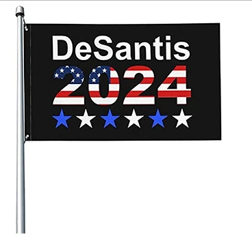 WH432 American Flag Outdoor Desantis 2024  for President Flag Yard Porch Outdoor Indoor Backyard Lawn Hanging Flag