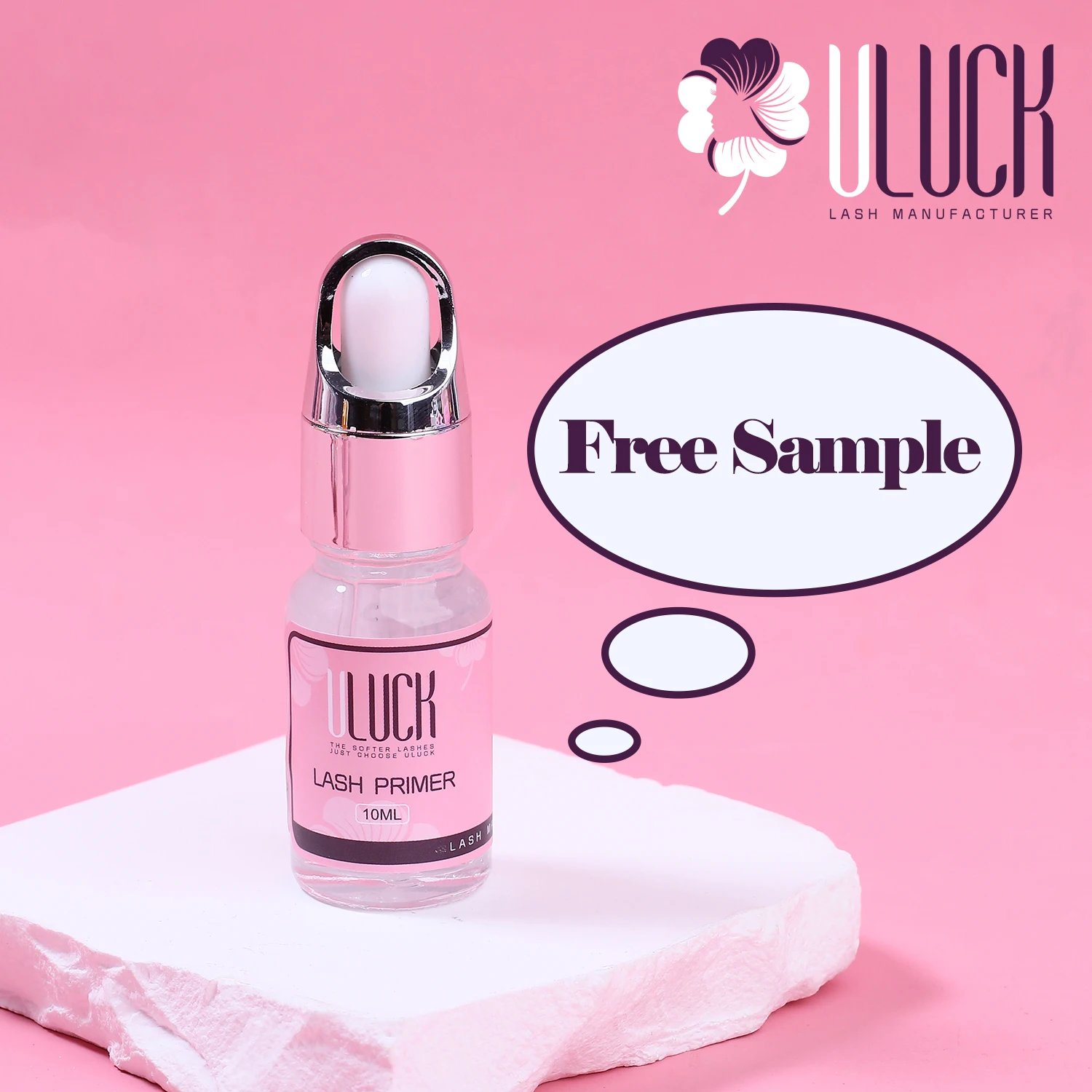 ULUCK 10ml Professional Eyelash Primer Private Label Waterproof Lash Primer For Eyelash Extension