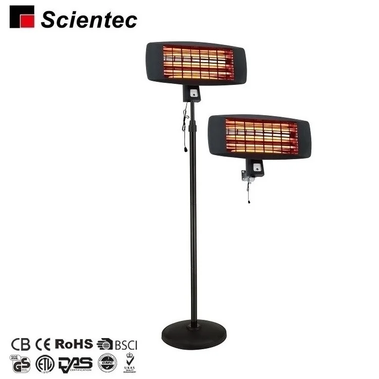 Portable 2000W Adjustable Patio Space Infrared Other Home Outdoor Heater