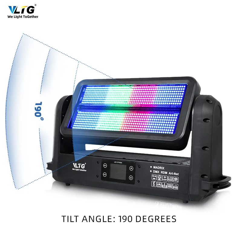 Ip65 Wash Led Strobe Stage Lights Dmx 3000W Rgb Ip65 Effetc Color Mixing Mini Lighting For 190 Degrees Waterproof Light