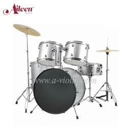 High quality Adult OEM 5 PC PVC Cover Jazz digital drum set (DSET-210B)