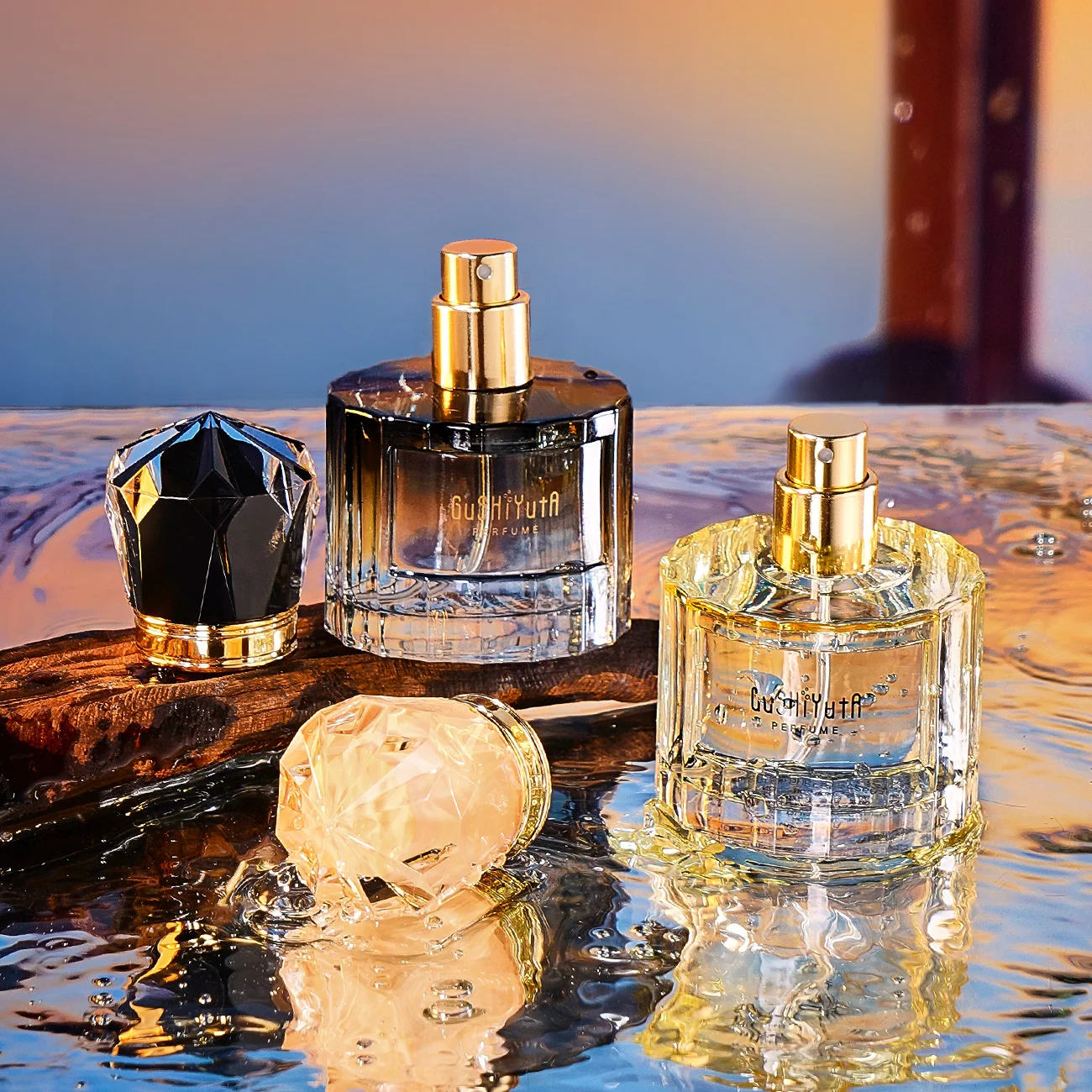 Private Label Custom Logo Original Perfumes 2 Fragrances Woody Scent Long Lasting Body Spray Fragrance Perfume Women 50ml