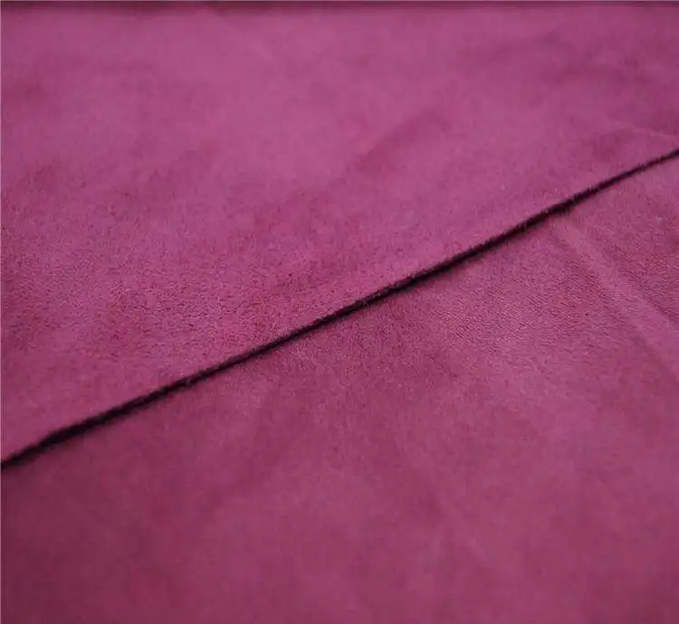 Polyester synthetic suede fabric