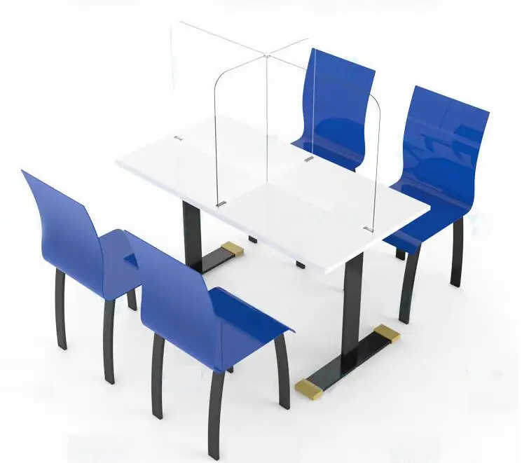 Акриловая разделительная доска для стола, акриловые портативные разделители для чистого стола, защитная безопасность для школ, классов, офиса