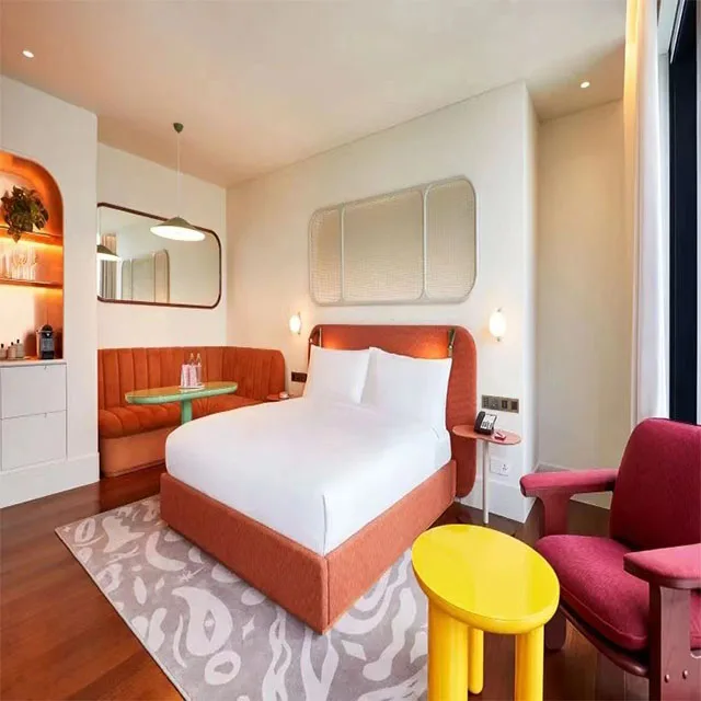 Hotel furniture 5 star hotel use bedroom sets custom high quality  Hotel Furniture Custom  Made  from Guangdong