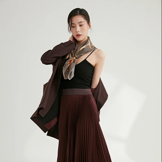 Customized Your Own Pattern 100% Real Silk 65-65cm Twill Square Silk Scarves Manufacturer