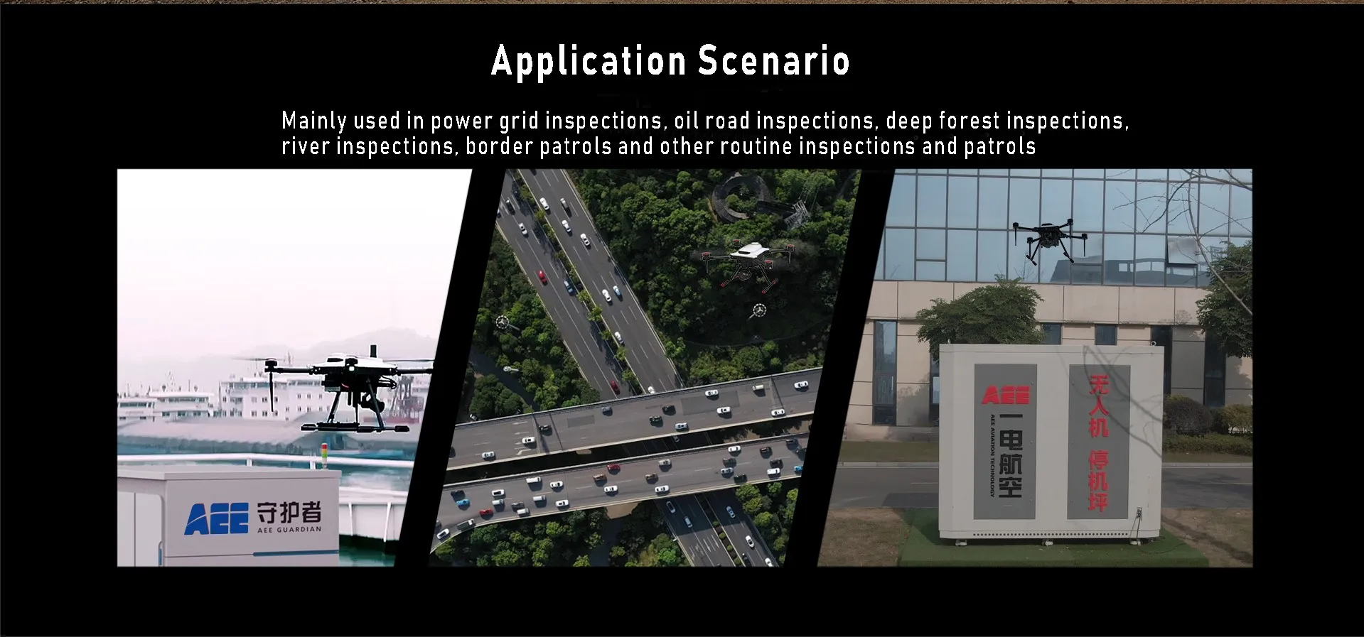 Guardian II UAV Double Hanger Automatic Parking Apron For Goal-Road Congestion Management Goal-Fast Handling of Traffic Accident