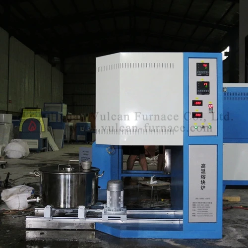 Automatic crush Frit Furnace VF-17R Automatic Carbon Control Natural Gas Fired Pit Type Carburizing Furnace