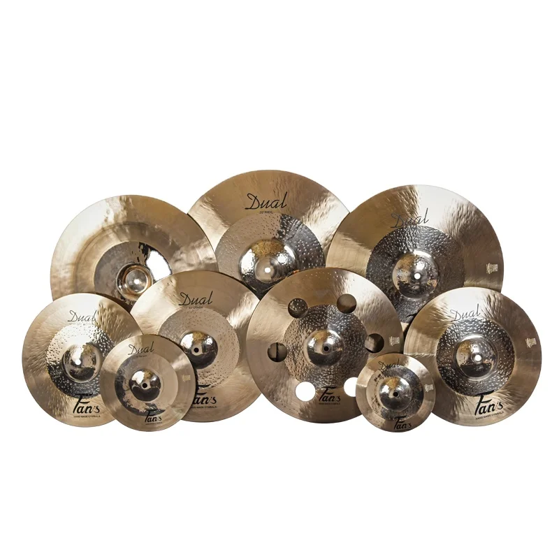 High quality FANS Cymbals B20 100% handmade DUAL Series 4pcs Pack set DRUM
