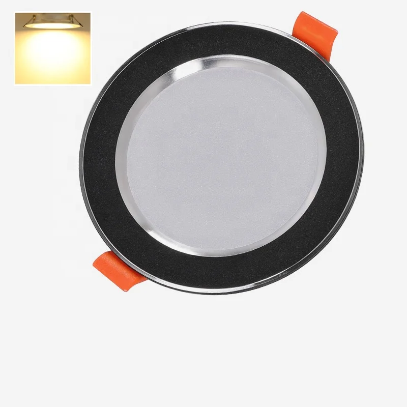 Wet Recessed Slim Downlight Led Cob Downlight Indoor with Junction Box Recessed 7w 10w 30w Ceiling Dimmable Round Flat 4 Inch 90