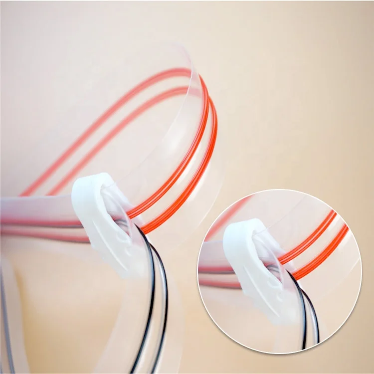 PE vacuum Double track zipper waterproof bag zipper