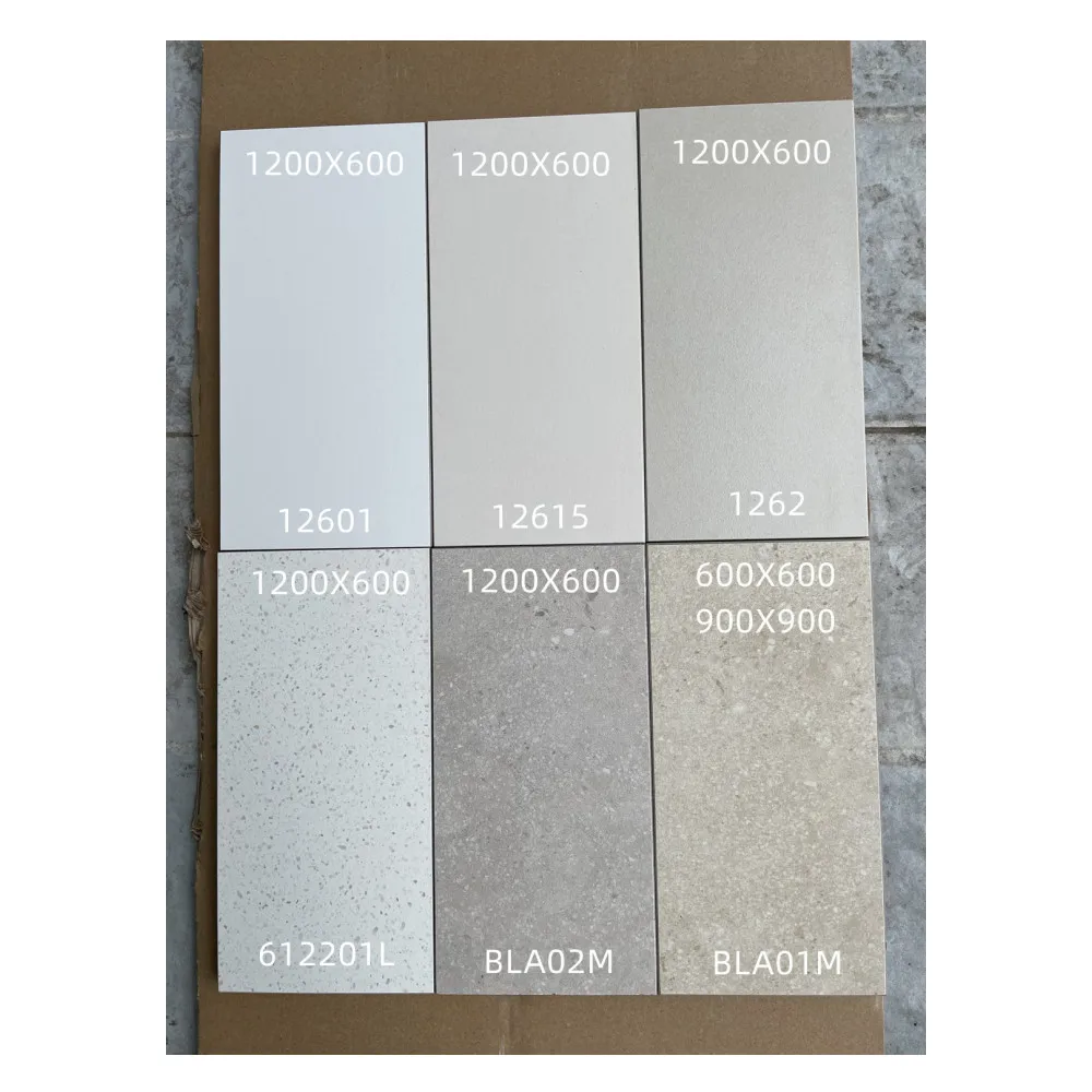 Kuwait popular 600 x 1200 mm cream colored matte finished rustic porcelain ceramic floor wall tiles