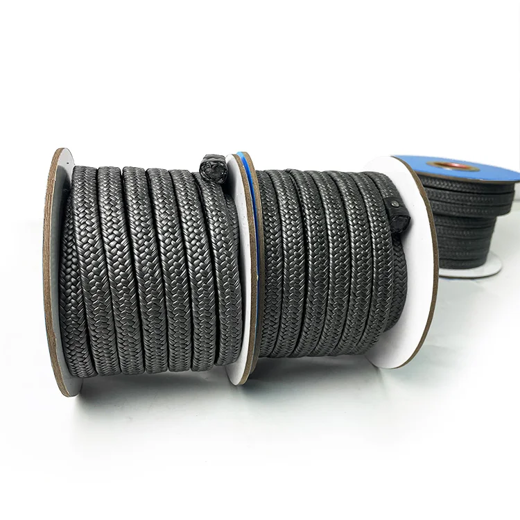 BLACK GRAPHITE PTFE GLAND PACKING FOR PUMP AND VALVE