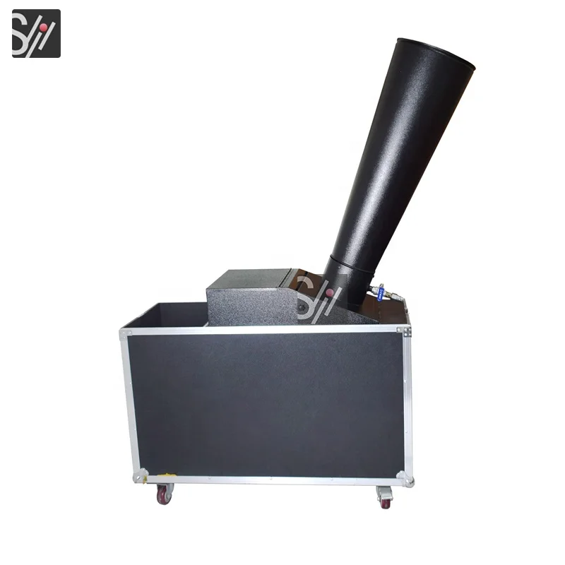 Stage special effect color paper co2 confetti Blower big wedding rainbow confetti machine