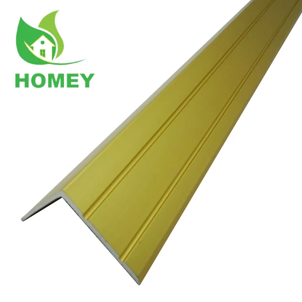 
various surface treatment tape anodized aluminium angle stair nosing 